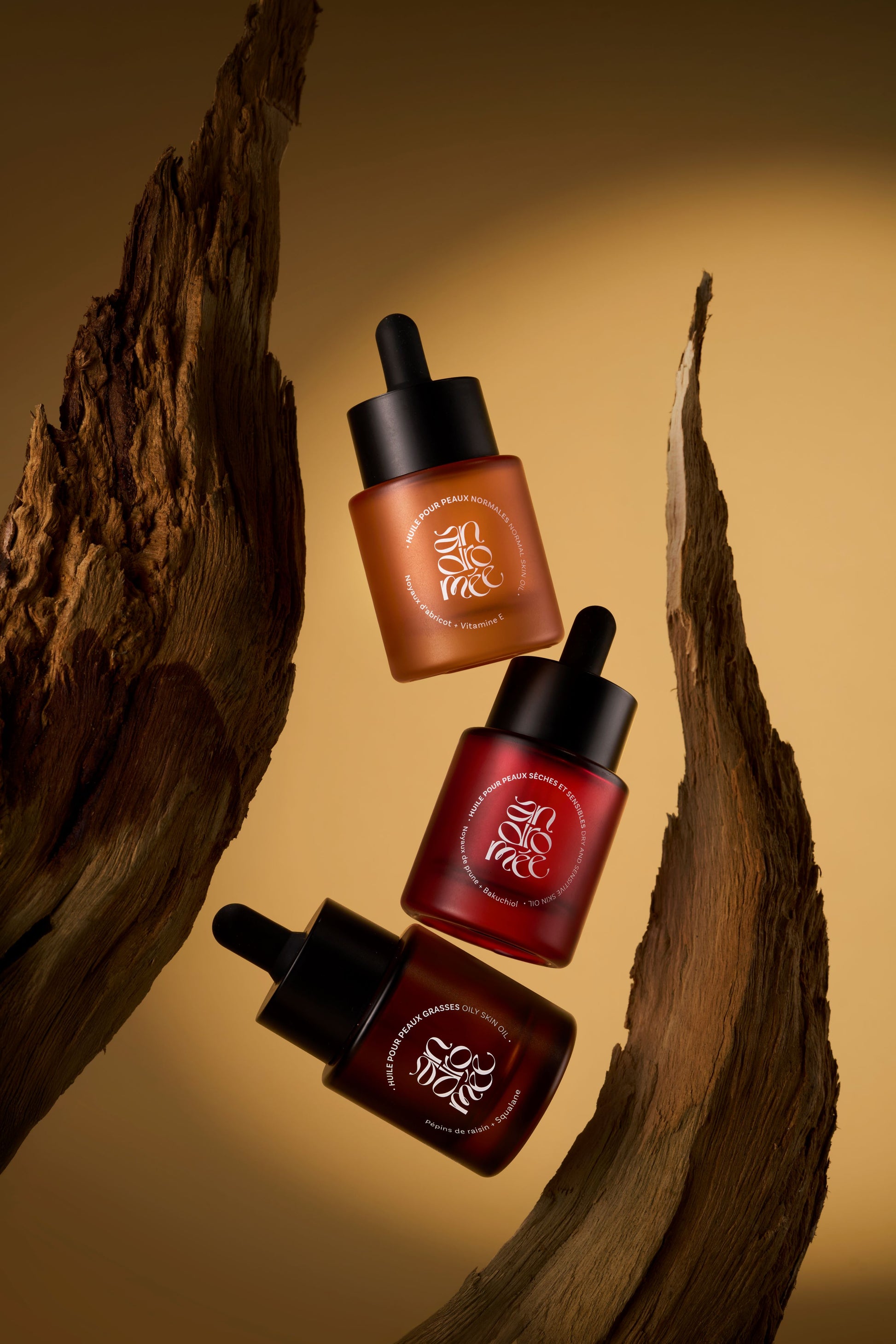 Huile pour peaux sèches et sensibles - Prune + Bakuchiol - 30ml