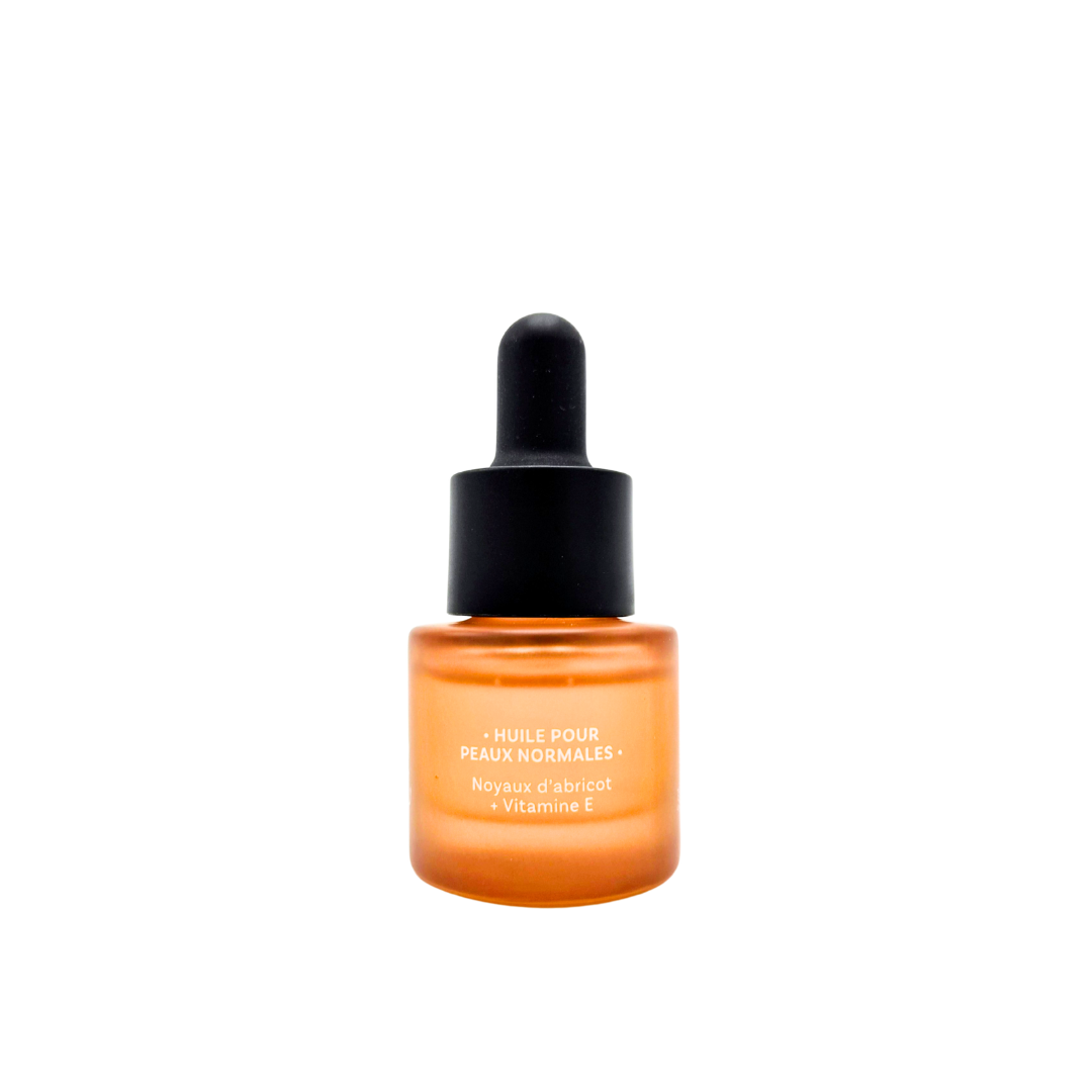 Huile pour peaux normales - Abricot + Vitamine E - Format voyage -5ml