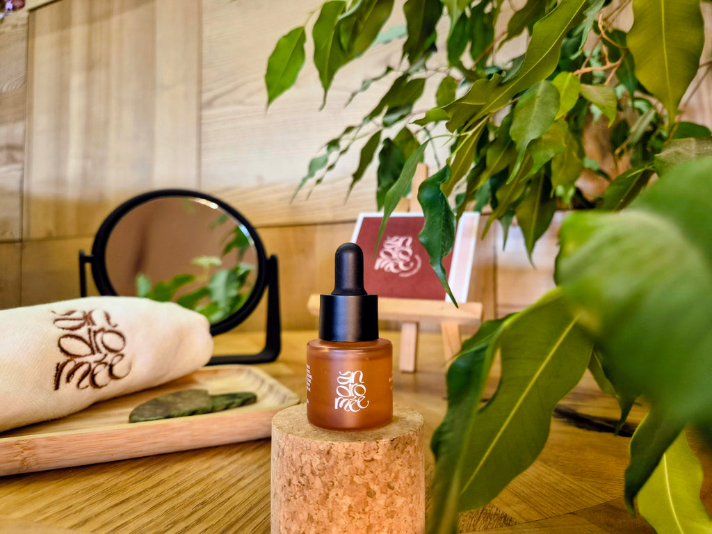 Gua sha + Huile d'abricot format voyage | Pour 1 personne