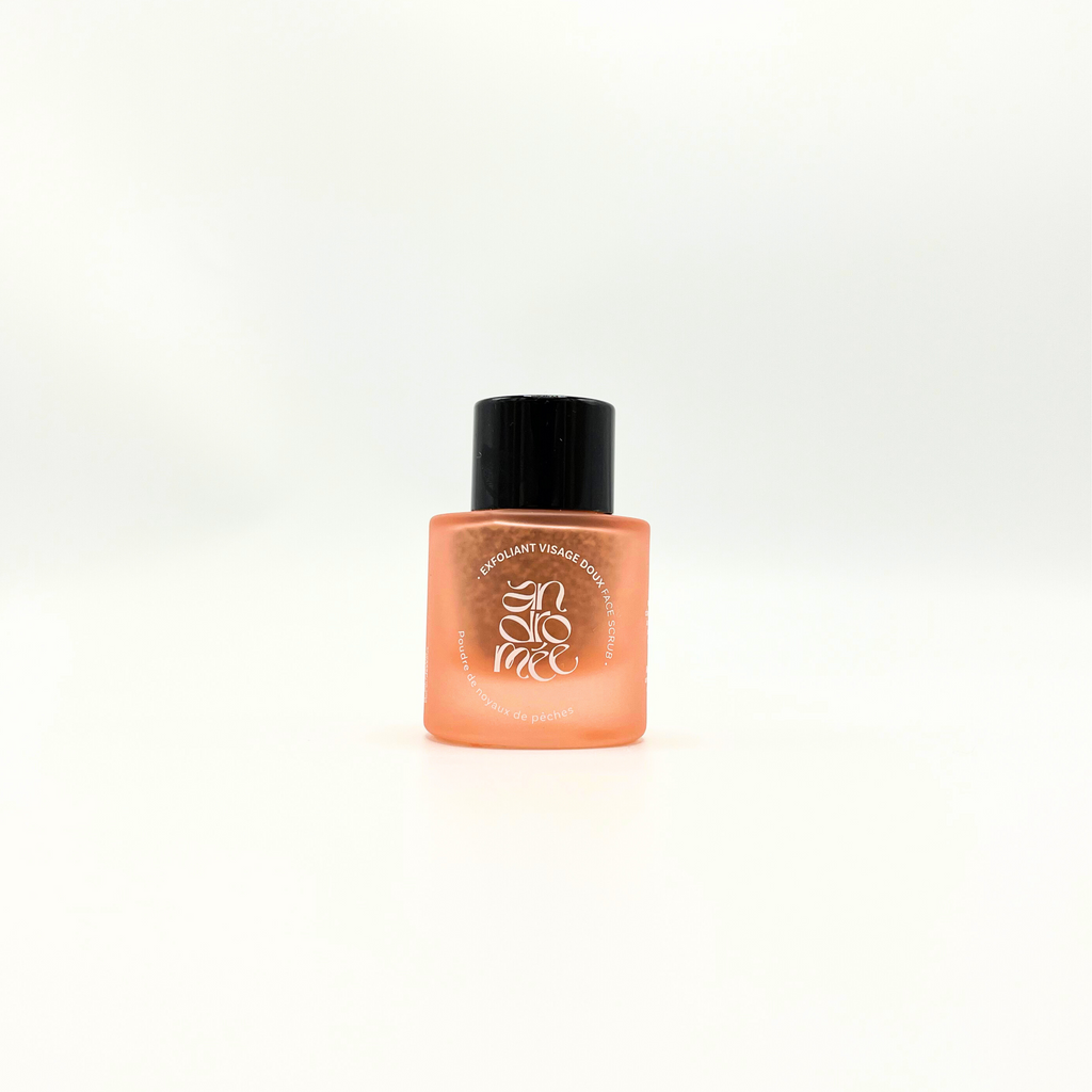 Exfoliant visage à la poudre de noyaux de pêches - 15ml