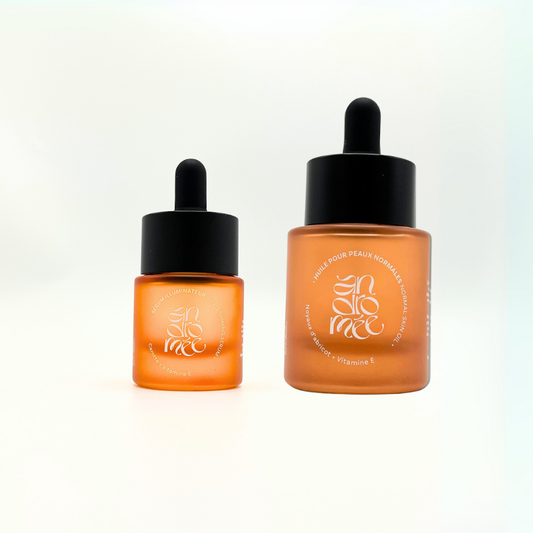 Routine teint hâlé | 1 sérum Illuminateur + 1 huile visage au choix